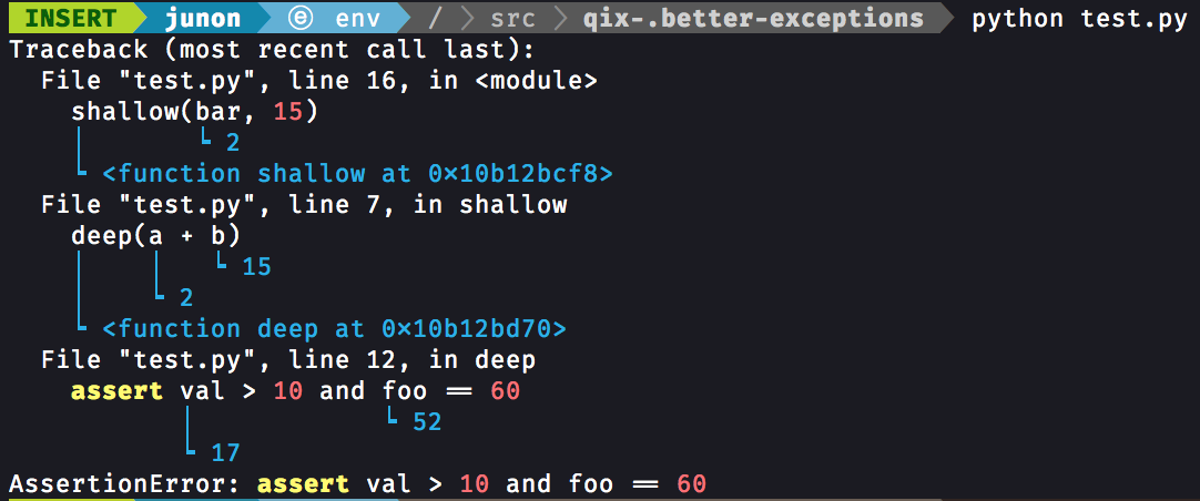 better-exceptions screenshot